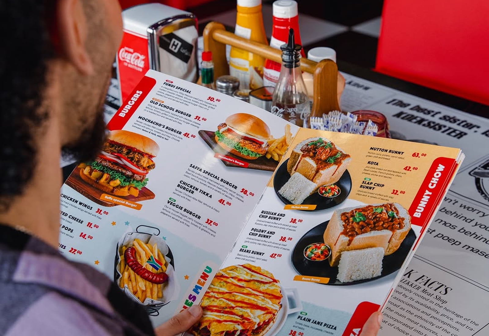 Hyperama Diner menu