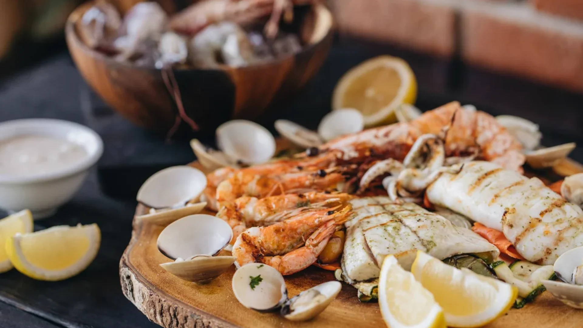 beautiful breakfast dish in best Seafood Restaurant in Dubai